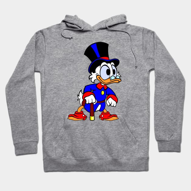 Scrooge McDuck Hoodie by BigOrangeShirtShop